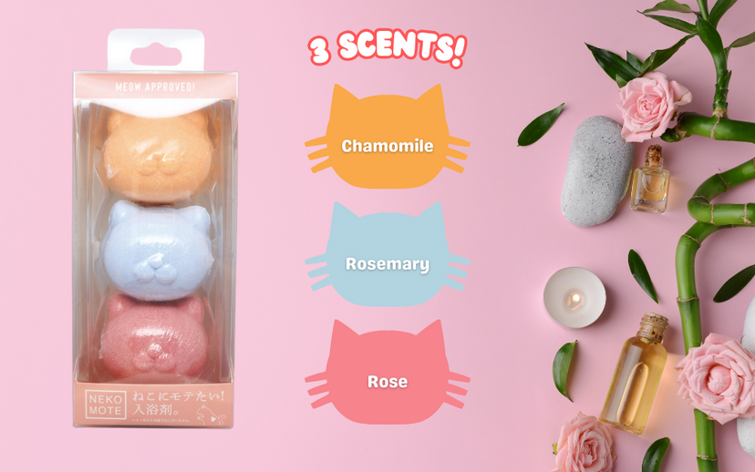 NekoMote Bath Ball Gift Set - Little Charm